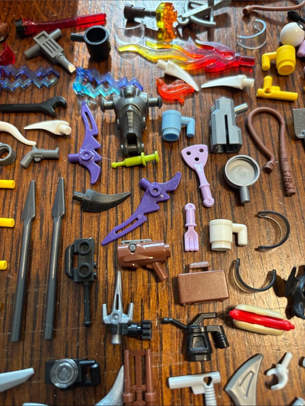 Lego weapon mini figure accessories